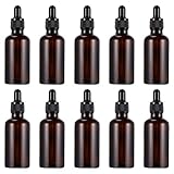 Minkissy 10Pcs Ätherisches Öl Dropper Flasche Tragbare 30Ml Parfüm Flüssigkeit Flüssigkeit Flasche Make- Up Kosmetische Probe Flüssigkeit Dropper Leere Nachfüllbare Bernstein F