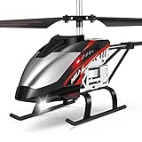 Hubschrauber Ferngesteuert Mini-Helikopter aus Fernbedienung RC Helicopter, Start/Landung mit Einer Taste, Gyro Höhe halten Flugzeug LED Leucht 3.5 Kanal 2.4 Ghz Kinder Indoor Mini Hubschraub