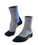 FALKE Damen Wandersocken TK2 Thread, Merinowollmischung, 1 Paar, Grau (Light Grey 3400), Größe: 35-36