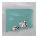 Colours-Manufaktur Magnetwand - türkis licht-grün glänzend * RAL 6027 * Hochglanz - 4 Verschiedene Größen - 40 x 60 cm ; 50 x 80 cm ; 60 x 90 cm ; 50 x 110 cm - (60 x 90 cm)