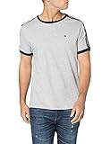 Tommy Hilfiger Herren Rn Tee Ss T-Shirt, Grau (Grey Heather 004), Large (Herstellergröße: LG)