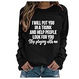 Mophghdj Winterpullover Damen - Vintage Pullover Women's Sports Apparel Long pullis für Damen The Comfy original Decken Hoodie Sw