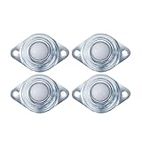 WEARRR 4 stücke Nylon Ball Transferlager Einheiten Caster Trolley Möbel Rollstuhl Rizinus Schraube montiert Kugellager Swivel Caster Tool (Color : 25MM)
