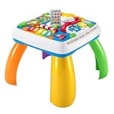 Fisher-Price HBB67 - Lernspaß Spieltisch, Lernspielzeug mit Lichtern, Sätzen und Liedern, mitwachsenden Spielstufen, Baby Spielzeug ab 6 Monaten (deutsche Version)