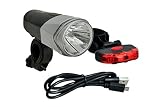 Büchel Batterieleuchtenset, 12 Lux Slim LED, schwarz, 51225420
