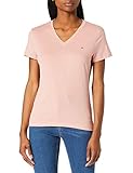 Tommy Hilfiger Damen New V-Neck Tee Baby-und Kleinkind-Tank-Top, Beruhigendes Rosa, Larg
