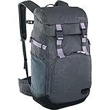 EVOC Mission PRO 28 Reiserucksack, Alltagsrucksack speziell für Digitale Nomaden (Volumen: 28 l, AIR PAD System, Schnellzugang zum Laptop- und Tablet-Fach, magnetischer Schnellverschluss), Mehrfarbig