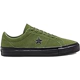 Converse Cons One Star Pro Sneaker mit herausnehmbarer Innensohle, zypressgrün/schwarz, Grün - grün - Größe: 42 EU