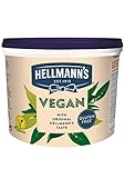 Hellmann's Vegane Mayo Alternative zu Mayonnaise, Mayo ohne Ei, 1er Pack (1 x 2.5 kg)