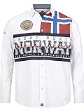 Jan Vanderstorm Herren Langarm Hemd Atle weiß 2XL (XXL) - 45/46