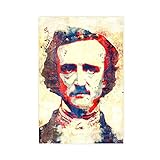 Poster mit berühmten Zitaten von Edgar Allan Poe auf Leinwand, Schlafzimmer, Dekoration, Sportlandschaft, Büro, Raumdekoration, Geschenk, ungerahmt, 60 x 90