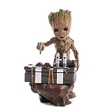 JIANLIN Marvel Guardians of The Galaxy Vol. 2 Groot Figure Bomb 18cm/7-inch Tree Man Toy Desktop-Dekorationsfigur, Marvel-Fans, Geburtstagsgeschenk Für Jung