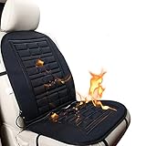 Auto Sitzheizung Auflage - Auto Sitzheizung Mit Zeit Temperatur Kontrolleur, Universal Vordersitz ​Heizkissen 12V für Auto, Auto Sitzheizung Auflage für Auto LKW oder Bü