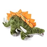 Zappi Co Kinder ausgestopft weich kuschelig Stegosaurus Dinosaurier Spielzeug (13' / 33cm) Safari Tiere Sammlung Plüsch Teddy Neugeborenes Kind Erstes Baby