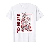 Japanisches Street Aesthetic Graphic Tee Tokyo Anime T-S