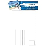 HERMA 7758 Postkarten Etiketten, 95 x 145mm, 10 Stück (5er Pack)