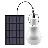 Solarlichter Glühbirne Solarlampen für außen - GreeSuit LED Solarleuchten tragbarer Laternen strahler Solarlicht mit Solar Panel Beleuchtung für Camping, Wandern, Angeln, G