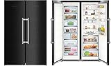 LIEBHERR SBSbs8683 Side by Side Kühlschrank BioFresh schwarz HxB: 185x121cm A+++
