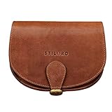 STILORD 'Helena' Kleine Handtasche Leder Damen Umhängetasche Frauen Umhängetasche Schultertasche Ausgehtasche Crossbody Bag Vintage Echtleder, Farbe:Andorra - b