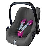 ByBoom - Universal Sommerbezug, Schonbezug aus 100% Baumwolle, für Babyschale, Autositz, z.B. Maxi Cosi CabrioFix, City, Pebble; Designed in Germany, MADE IN EU, Farbe:G