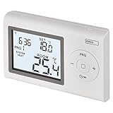 EMOS P5607 digitaler Raumthermostat, programmierbarer Wandthermostat für Heizung und Kühlungssysteme, Thermostat / Raumtemperaturregler mit Frostschutz, drahtverbunden zur Aufputzmontag