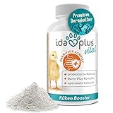 Ida Plus - Küken Booster - optimale Küken Aufzucht - essenzielle Hühner Vitamine (Vitamin A, D, E, C & B) - mit Probiotika & Oregano für gesunde Verdauung & Darmflora - optimales Küken Wachstum - 180g