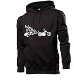 Generisch Motorrad Chopper Auspuff Musik Männer Hoodie Sweatshirt Schwarz M - shirt84