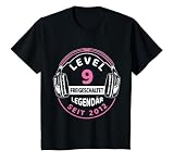 Kinder Mädchen Level 9 Jahre Geburtstagsshirt Gamer Jahrgang 2012 T-S