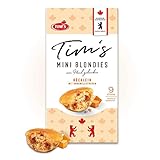 Tims Mini Blondies 180 g I Mini Gebäck mit Karamell Vanille Geschmack I Einzeln verpackte, saftige Küchlein ohne Konservierungsstoffe I Traditionelle kanadische Backwaren Made in Germany