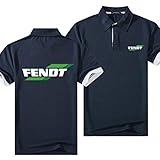 Herren Poloshirt für FENDT T-Shirts Kurzarm Unisex Golf Revers Shirts Sport Casual T-Shirt - Teen Gifts,Dunkelblau,L