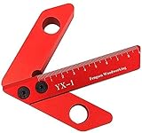 Center Finder Square Center Scribe Carpenter Holzbearbeitungslineal 45/90 Grad Rechtwinkliges Linienmessgerät Positionierungsquadrate (Size : L)