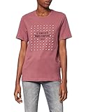 Only Damen ONLKITA LIFE REG S/S PEARL TOP BOX X JRS T-Shirt, Rose Brown/Print:Lamour, S