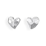 Drachenfels edle Ohrstecker aus der Kollektion Heartbreaker in Echtsilber | Ohrstecker Set Silber 925 Sterling | Elegante Design Ohrringe für Damen in H