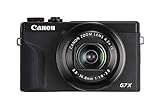 Canon PowerShot G7 X Mark III Digitalkamera (20,1 MP, 4,2-fach optischer Zoom, 7,5cm (3 Zoll) LCD-Touchscreen klappbar, DIGIC 8, 4K, Full-HD, WLAN, Bluetooth, Blendenautomatik; Zeitautomatik), schw