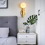 TYXL Nach Den Ganzen Luxus Nordic Wandlampe Licht Modernen TV Kulisse Schlafzimmer Nacht Kreative Designer Minimalistischen Wohnzimmer D12 * H33cm W
