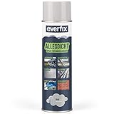 EVERFIX Allesdicht Spray (500 ml, grau) Dichtspray, Flüssigkunststoff, flüssiger Kunststoff zur Abdichtung