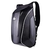 LYAID Hartschalen-Motorrad-Rucksack-Helmtasche für Herren, große Kapazität 30L wasserdichte Gepäckaufbewahrungstasche mit wasserdichter Regenhülle, perfekt für Outdoor-Sp