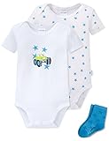 Schiesser Jungen Mütze, Schal & Handschuh Baby Set Cupcakes, 3er Pack, Blau (Sortiert 1 901), 080