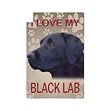 A/X 13cmx8.8cm Für Black Labrador Retriever Süße Autoaufkleber Auto Styling Aufkleber Stoßstang