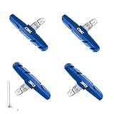 Chooee Fahrrad V-Brake Bremsbeläge, Fahrrad 70mm Bremsbelagsatz, 2 Paar Universal Bremsschuhe b