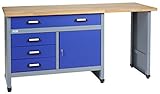 Küpper Werkbank Modell 12037, Breite 170 cm Farbe ultramarinb