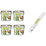 Bondex BigPack XL 4x UV-Öl Universal Farblos 2,50l 365224 + 1 x Bondex Zollstock