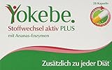 Yokebe Plus Stoffwechsel aktiv - Stoffwechselkapseln mit Vitamin-B-Komplex und hochwertige Ananas-Enzyme zur Unterstützung einer Diät - 28 Kap