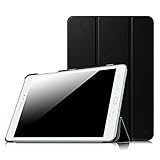 Fintie Hülle für Samsung Galaxy Tab A 9.7 Zoll T550N / T555N Tablet-PC - Ultra Schlank Superleicht Ständer SlimShell Cover Schutzhülle Etui mit Auto Schlaf/Wach Funktion, Schw