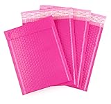 A5 Luftpolsterumschläge Rosa 60 Stück Versandtaschen,16cm x 23cm Poly Bubble Mailers Padded Envelopes Selbstversiegelnde, Versandtaschen Umschläge Bubble Lined für Luftp