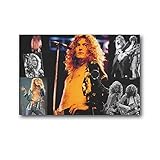 YANGLIN Robert Plant Rock Singer Collection Poster Kunst Poster Leinwand Gemälde Dekor Wanddruck Foto Geschenke Home Modern Dekorative Poster gerahmt/ungerahmt 30 × 45