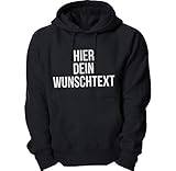 Kapuzenpullover mit Wunschtext/Selber gestalten mit dem Amazon T-Shirt Designer/Hoodie Druck/Shirt Designer Kapuzenpullover Hoodie-C