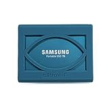 Alltravel Externe Solid State Drive Bump Sleeve für Samsung T5 tragbare 250 GB 500 1 TB 2 SSD USB 3.0 Drives, Super starker Bumper macht echt tragbar Blau blau Comp