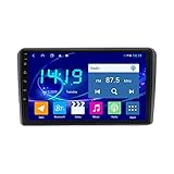 9-Zoll-Touchscreen Android Autoradio 2 Din GPS-Navigation Für Audi A3 2 2003-2013 Androides Autoradio Unterstützung USB-Spiegelverbindung Radio Video Player Rückfahrkamera (Color : WIFI 1G 16G)