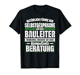 Geschenk Bauleiter Lustiges Baustelle Bau Bauleitung T-S